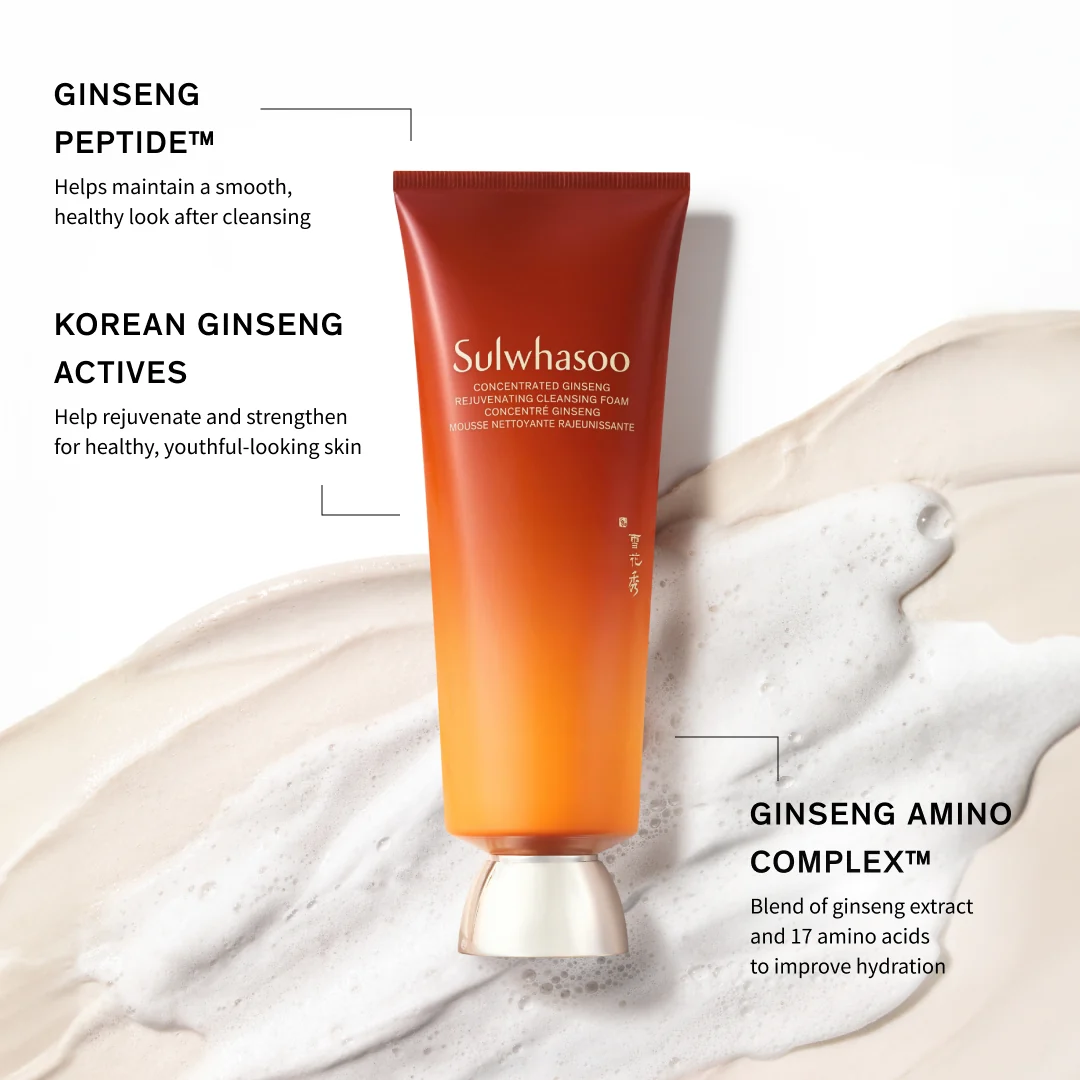 SULWHASOO Concentrated Ginseng Rejuvenating Cleansing Foam Mini 50g - Image 3