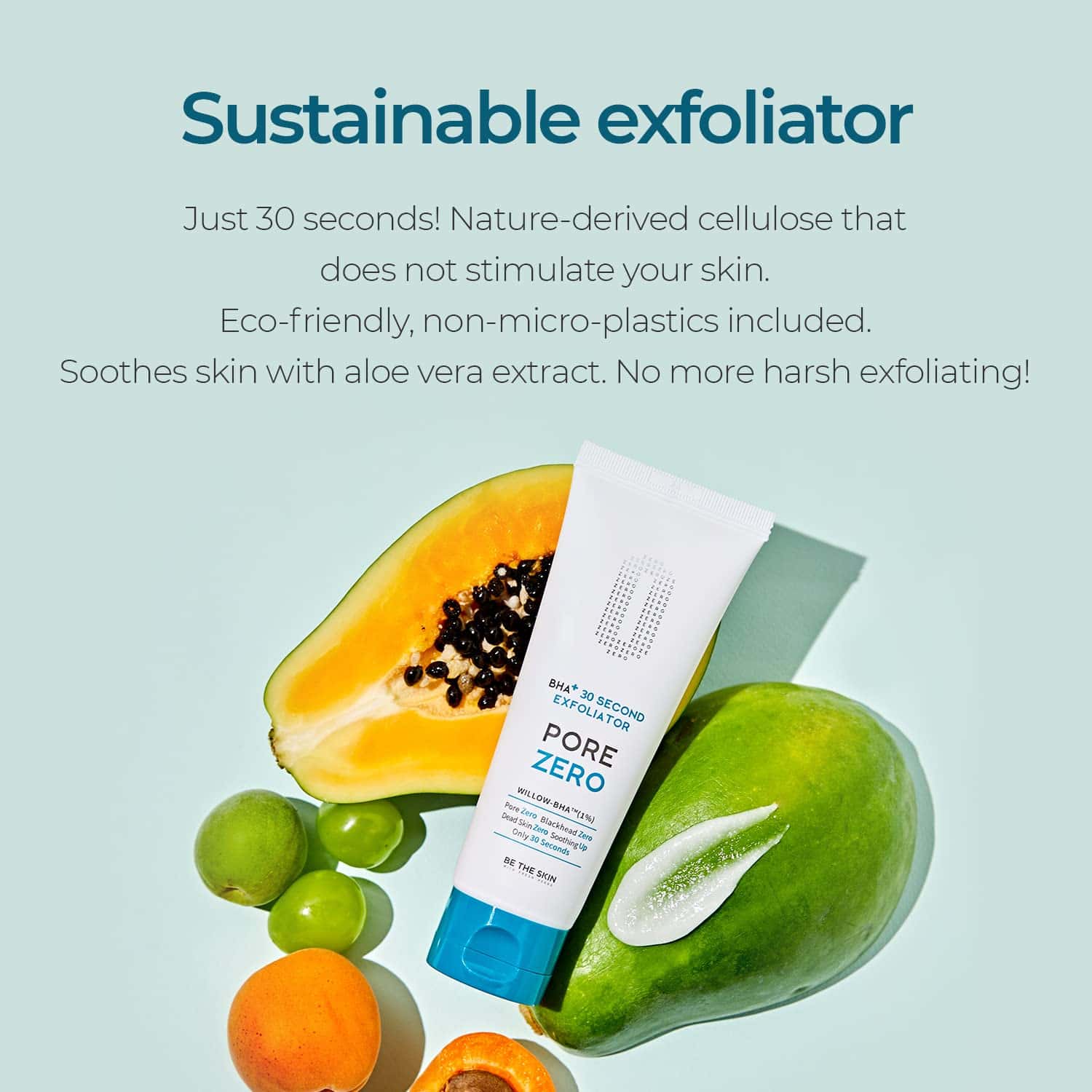 BE THE SKIN BHA+ Pore Zero 30 Second Exfoliator 100g - Image 4