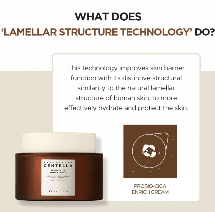 Skin1004 Madagascar Centella Probio-Cica Enrich Cream 50ml - Image 2