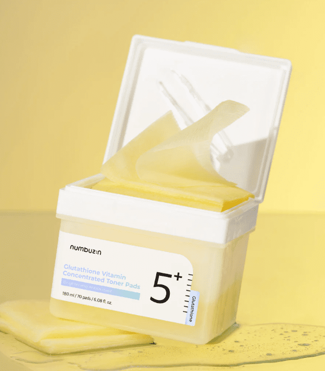 NUMBUZIN No.5+ Glutathione Vitamin Niacinamide Concentrated Toner Pads 70pads