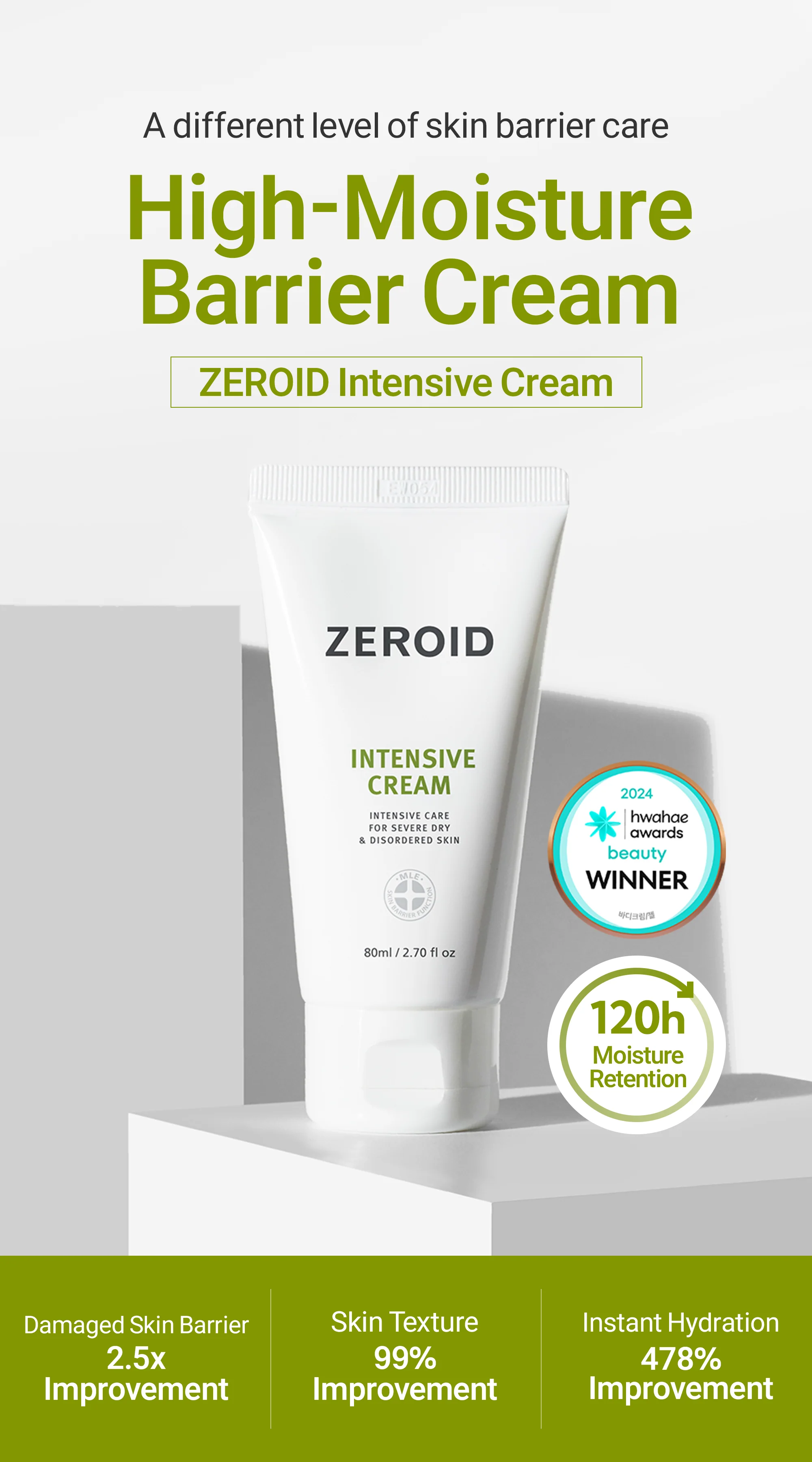 ZEROID Intensive Cream 80ml (Damaged Packaging) - Image 4